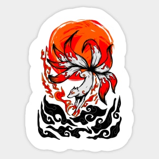 kitsune Sticker